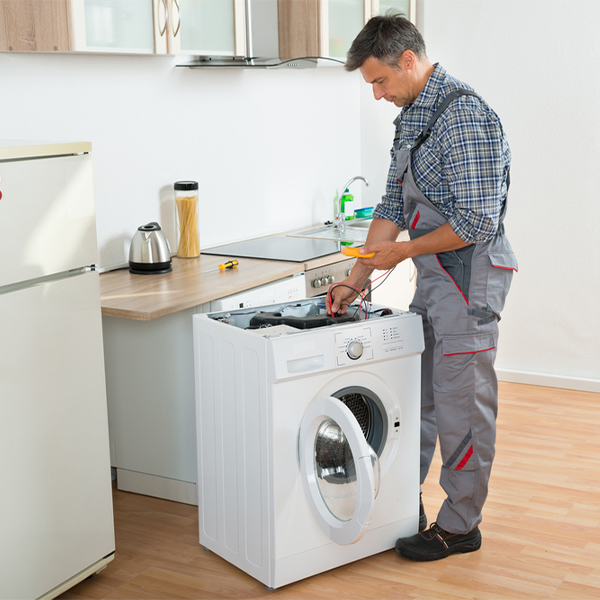 can you walk me through the steps of troubleshooting my washer issue in Henniker